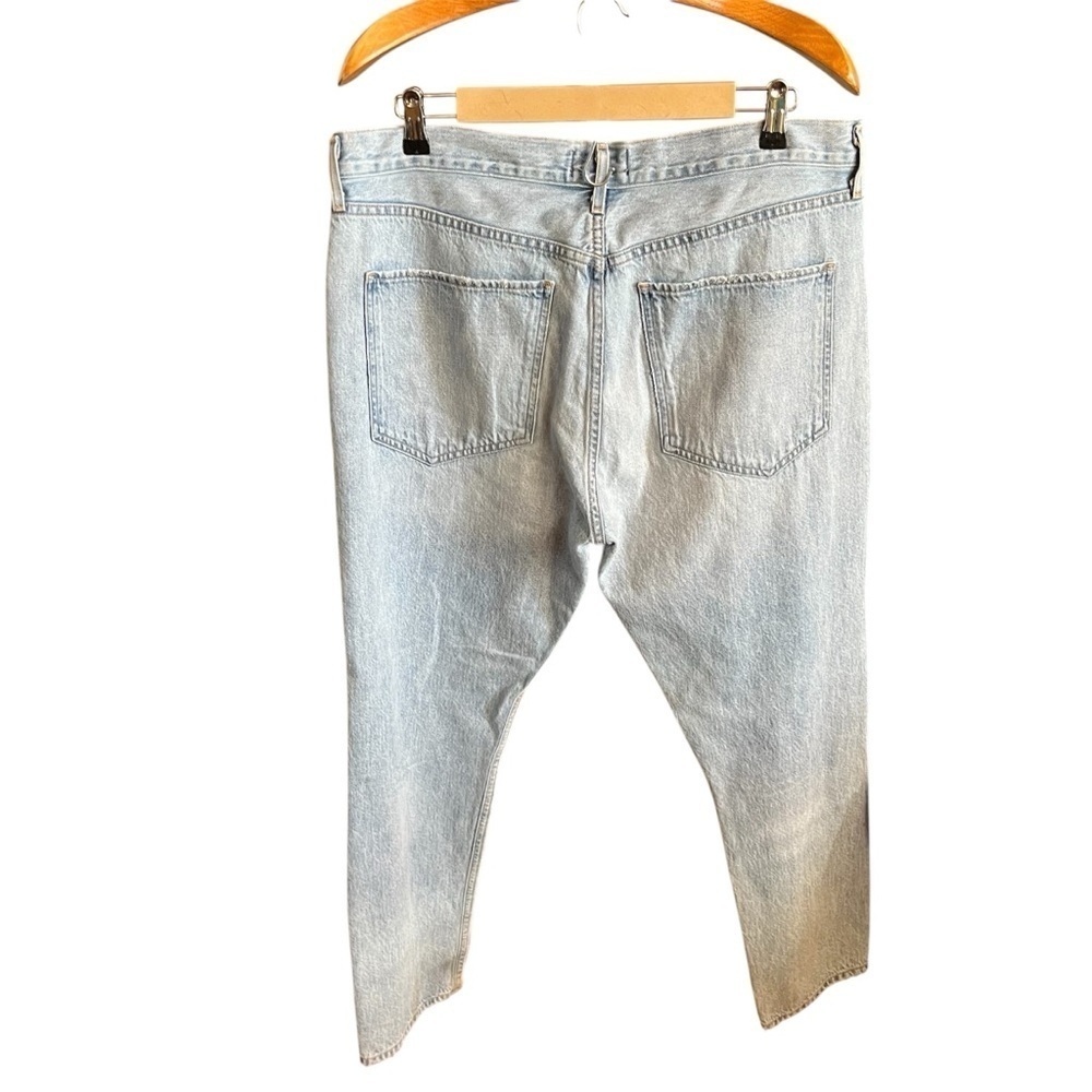 AGOLDE ~ Jamie High Rise Classic in Shake Down 90s Distressed 33. - Picture 5 of 10